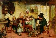 David Henry Friston The Toy Seller France oil painting artist